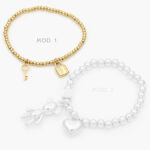 Pulso Bolitas Ajustable Acero Inoxidable 634