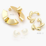 Aretes Chapa de Oro 623