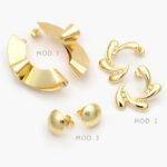 Aretes Chapa de Oro 623