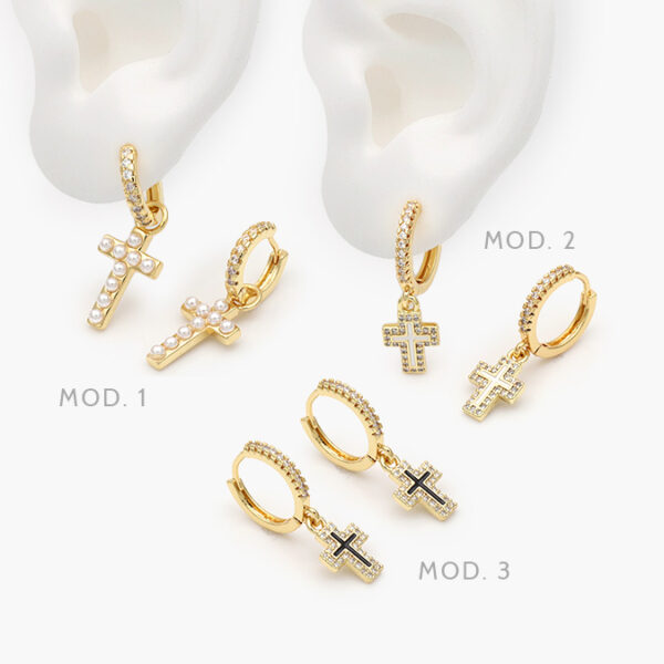 Hoops Cruces Chapa de Oro 879 - Image 1