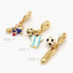 Dije Armado Fútbol Chapa de Oro 92