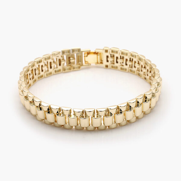 Esclava Tipo Rolex Chapa de Oro 0627 - Image 1