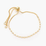 Pulso Ajustable Micropave Chapa de Oro 791 - Image 2