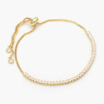 Pulso Ajustable Micropavé Chapa de Oro 793 - Image 2