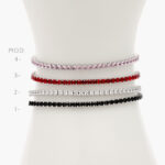 Pulso Ajustable Micropave Chapa de Rodio 794