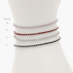 Pulso Ajustable Micropave Chapa de Rodio 796