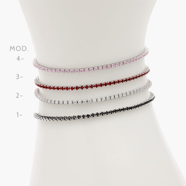 Pulso Ajustable Micropave Chapa de Rodio 796 - Image 1