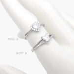 Anillo Corazón Plata .925 Rodizado 0206