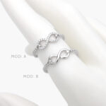 Anillo Infinito Plata .925 Rodizado 0218