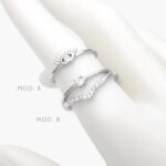 Anillo Ojo Turco Plata .925 Rodizado 0219