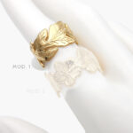 Anillo Liso Flor Acero Inoxidable 440