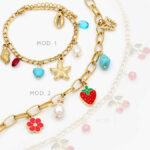 Pulso Figuras Esmalte Acero Inoxidable 635