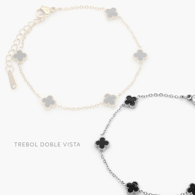 AP0673-1 Pulso Flor Doble Vista Acero Inoxidable 673 - Image 1