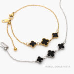 Pulso Flor Doble Vista Acero Inoxidable 675