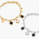 Pulso Flor Madre Perla Acero Inoxidable 678