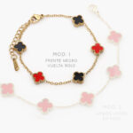 Pulso Flor Doble Vista Acero Inoxidable 682