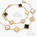 Pulso Flor Doble Vista Acero Inoxidable 685