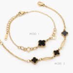 Pulso Flor Esmalte Acero Inoxidable 686