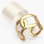 Brazalete Chunky Acero Inoxidable 701