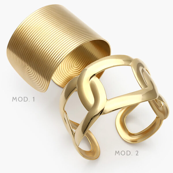 Brazalete Chunky Acero Inoxidable 701 - Image 1