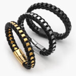 Pulso Vinipiel Caballero Acero Inoxidable 251