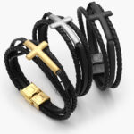 Pulso Caballero Vinipiel Acero Inoxidable 286