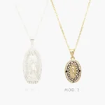Collar Virgen de Guadalupe Chapa de Oro 304