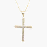 Collar Cruz Chapa de Oro 313