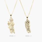 Collar San Judas Tadeo Chapa de Oro 315