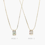 Collar Escapulario Chico Chapa de Oro 326