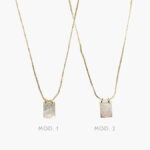 Collar Escapulario Chico Chapa de Oro 327