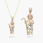 Collar San Judas Tadeo Chapa de Oro 343