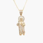 Collar San Judas Tadeo Chapa de Oro 345