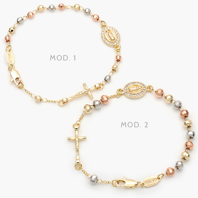 CPR0298 Pulso Misterio Virgen de Guadalupe Chapa de Oro 298 - Image 1