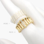 Anillo Ajustable Chapa de Oro 1215