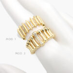 Anillo Ajustable Chapa de Oro 1215