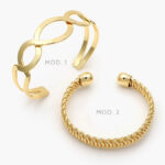 Brazalete Chapa de Oro Chunky 630
