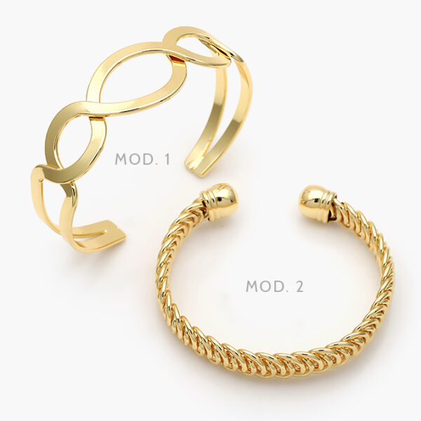Brazalete Chapa de Oro Chunky 630 - Image 1
