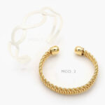 Brazalete Chapa de Oro Chunky 630