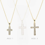 Collar Cruces Chapa de Oro 311