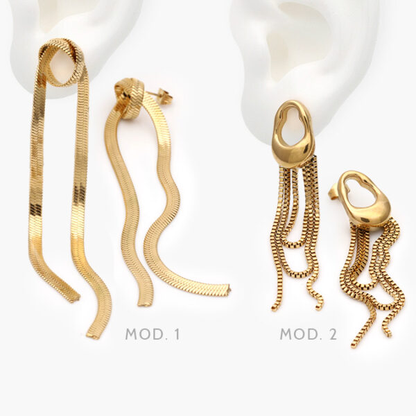 Aretes Acero Inoxidable 187 - Image 1