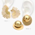 Aretes Chunky Acero Inoxidable 198