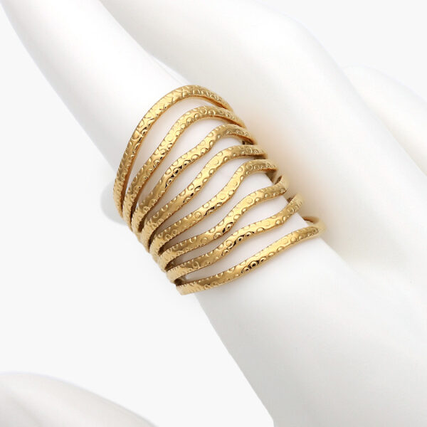 Anillo Ajustable Chunky Acero Inoxidable 0514 - Image 1