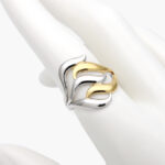 Anillo Ajustable Bicolor Acero Inoxidable 522