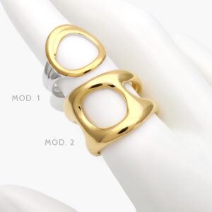 Anillo Ajustable Chunky Acero Inoxidable 524
