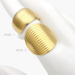 Anillo Ajustable Chunky Acero Inoxidable 527