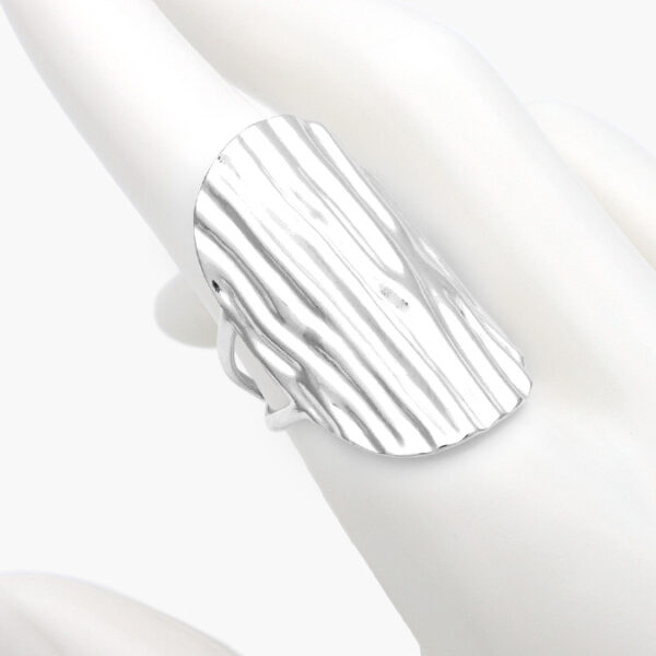 Anillo Ajustable Chunky Acero Inoxidable 536 - Image 2