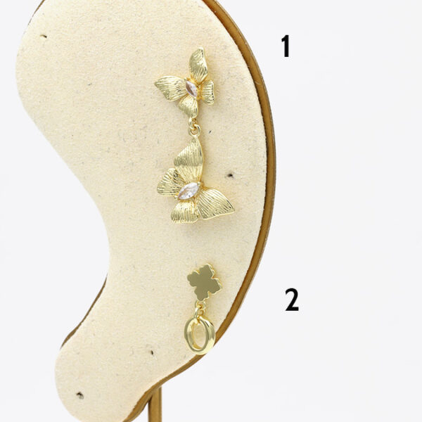 Aretes Valdivia Accesorios Chapa de Oro 12 - Image 1