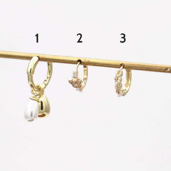 Arracadas Valdivia Accesorios Chapa de Oro 17 - Image 1