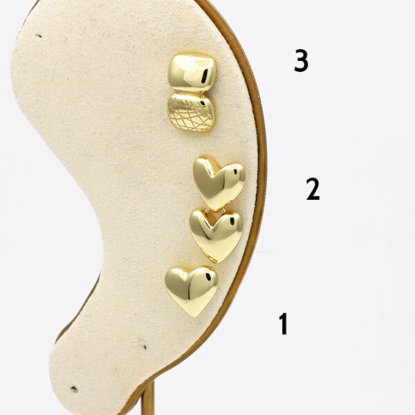 Aretes Valdivia Accesorios Chapa de Oro 02 - Image 1